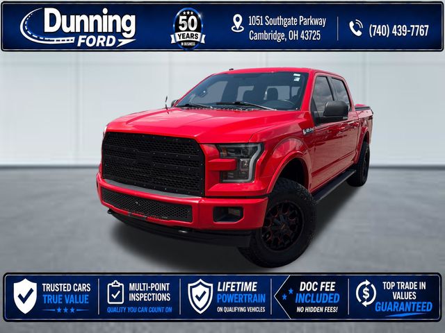 Race Red 2017 Ford F-150 Pickup Truck Four-Wheel Drive 6-Speed Automatic