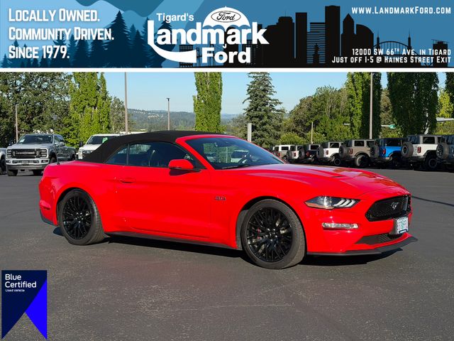 Race Red 2019 Ford Mustang Convertible Rear-Wheel Drive Automatic