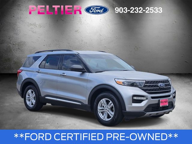 Silver Metallic 2023 Ford Explorer XLT RWD SUV / Crossover Rear-Wheel Drive Automatic