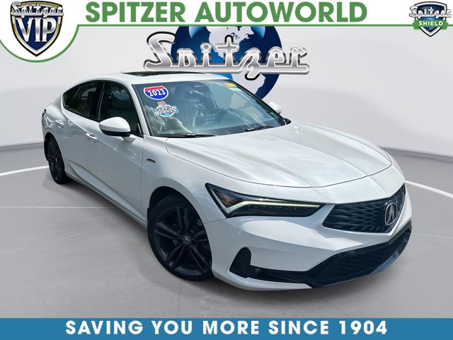 2023 Acura Integra A-Spec Package White at South Hills Kia