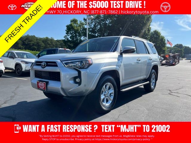 Classic Silver Metallic 2021 Toyota 4Runner SR5 Premium 4WD SUV / Crossover Four-Wheel Drive 5-Speed Automatic Overdrive