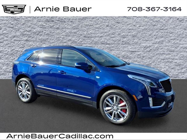 Opulent Blue Metallic 2025 Cadillac XT5 Sport AWD SUV / Crossover Four-Wheel Drive 9-Speed Automatic