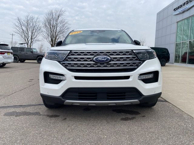 2020 Ford Explorer Limited - White Metallic exterior view 2