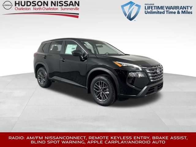 2025 Super Black Nissan Rogue S SUV