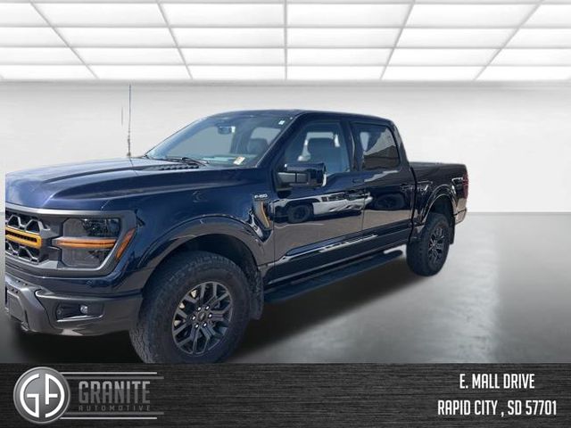 Blue Metallic 2025 Ford F-150 Tremor SuperCrew 4WD Pickup Truck Four-Wheel Drive Automatic