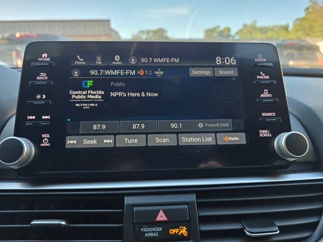 2020 White Honda Accord Sport 2.0T FWD Sedan