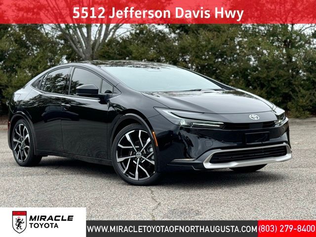 Midnight Black Metallic 2026 Toyota Prius Plug-In Hybrid XSE FWD Hatchback Front-Wheel Drive Continuously Variable Transmission