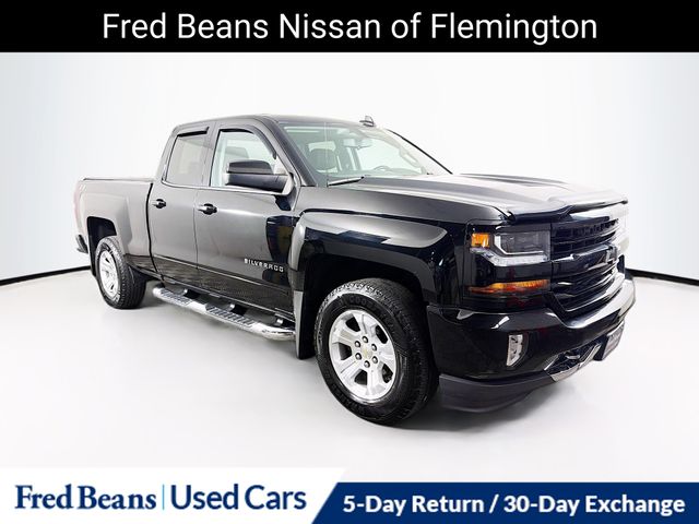 Black 2018 Chevrolet Silverado 1500 LT Double Cab 4WD Pickup Truck Four-Wheel Drive 6-Speed Automatic Overdrive