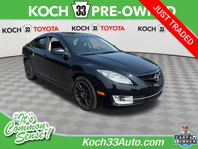 Ebony Black 2010 Mazda MAZDA6 Sedan Front-Wheel Drive 6-Speed Automatic Overdrive
