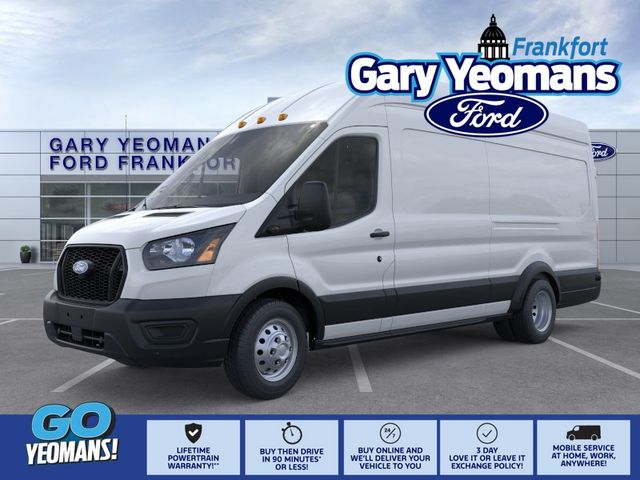 Oxford White 2026 Ford Transit Cargo 350 HD High 11000 GVWR Roof Extended LB DRW AWD Van All-Wheel Drive