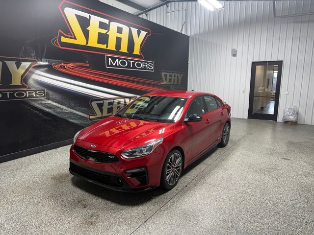 Currant Red 2021 Kia Forte Sedan Front-Wheel Drive 7-Speed Automatic