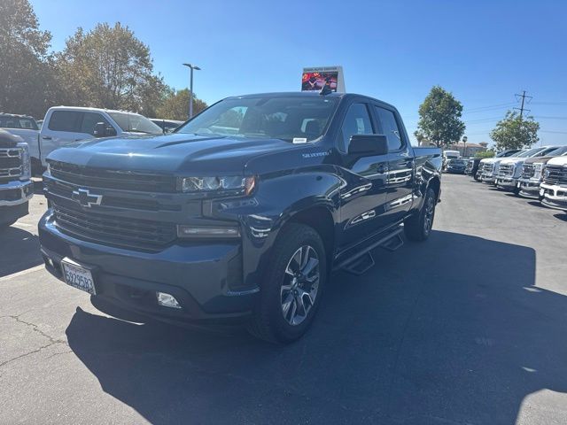 Blue Metallic 2020 Chevrolet Silverado 1500 Pickup Truck 4X2 8-Speed Automatic