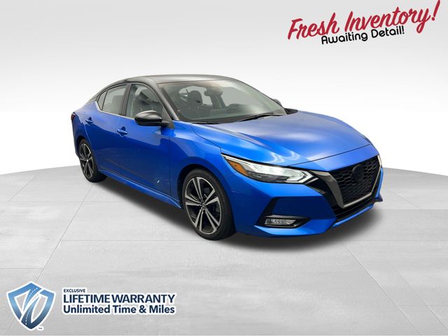 2022 Electric Blue Metallic/Super Black Nissan Sentra SR FWD Sedan