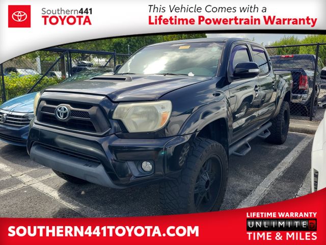 Black 2014 Toyota Tacoma Pickup Truck Four-Wheel Drive 5-Speed Automatic