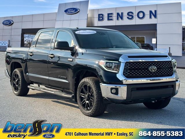 Midnight Black Metallic 2019 Toyota Tundra Pickup Truck Four-Wheel Drive 6-Speed Automatic