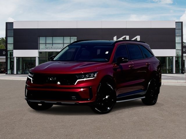 Passion Red 2023 Kia Sorento SX FWD SUV / Crossover Front-Wheel Drive 8-Speed Dual Clutch
