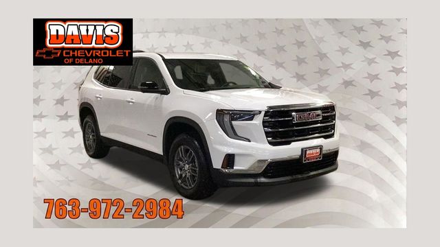 Summit White 2025 GMC Acadia SUV / Crossover Four-Wheel Drive 8-Speed Automatic