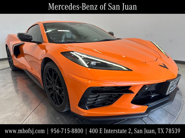Amplify Orange Tintcoat 2024 Chevrolet Corvette Coupe Rear-Wheel Drive 8-Speed Dual Clutch
