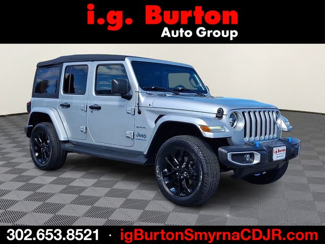Silver 2023 Jeep Wrangler 4xe SUV / Crossover Four-Wheel Drive 8-Speed Automatic
