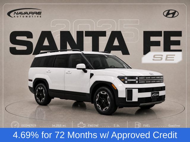 White 2025 Hyundai Santa Fe SUV / Crossover Front-Wheel Drive Automatic