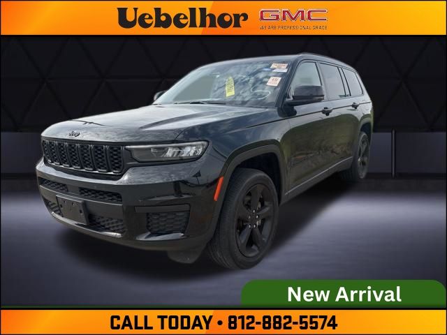 Diamond Black Crystal Pearlcoat 2023 Jeep Grand Cherokee L Altitude 4WD SUV / Crossover Four-Wheel Drive 8-Speed Automatic
