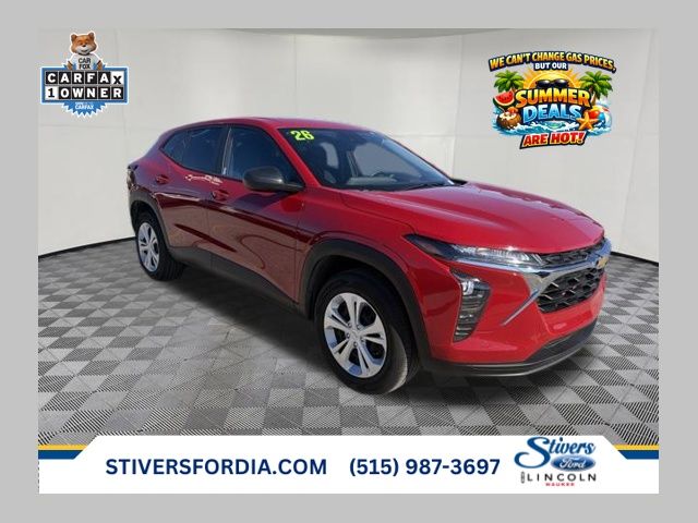 Apex Red 2026 Chevrolet Trax LS FWD SUV / Crossover Front-Wheel Drive 6-Speed Automatic