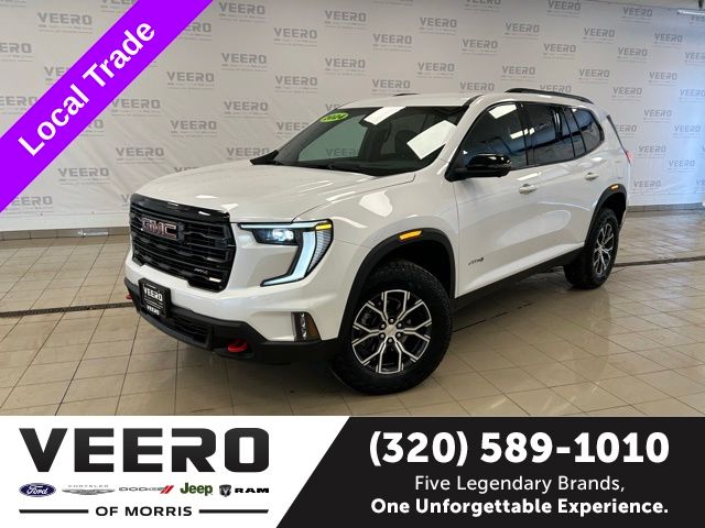 White Frost Tricoat 2024 GMC Acadia AT4 AWD SUV / Crossover Four-Wheel Drive 8-Speed Automatic
