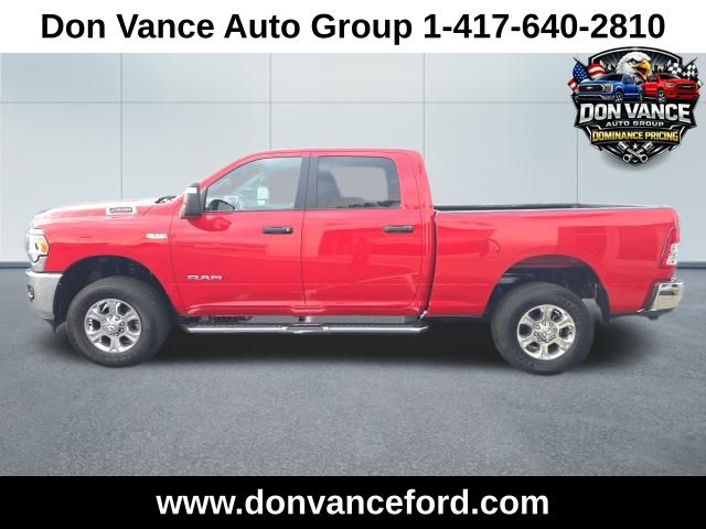 Flame Red Clearcoat 2024 RAM 2500 Big Horn Crew Cab 4WD Pickup Truck Four-Wheel Drive 8-Speed Automatic