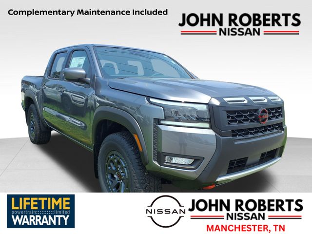 Gray (Gun Metallic) 2026 Nissan Frontier Pickup Truck Four-Wheel Drive 9-Speed Automatic Overdrive