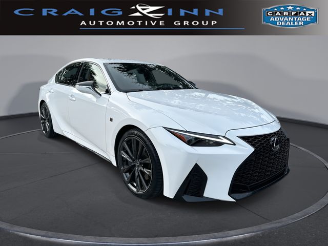 Ultra White 2024 Lexus IS Sedan Rear-Wheel Drive 8-Speed Automatic