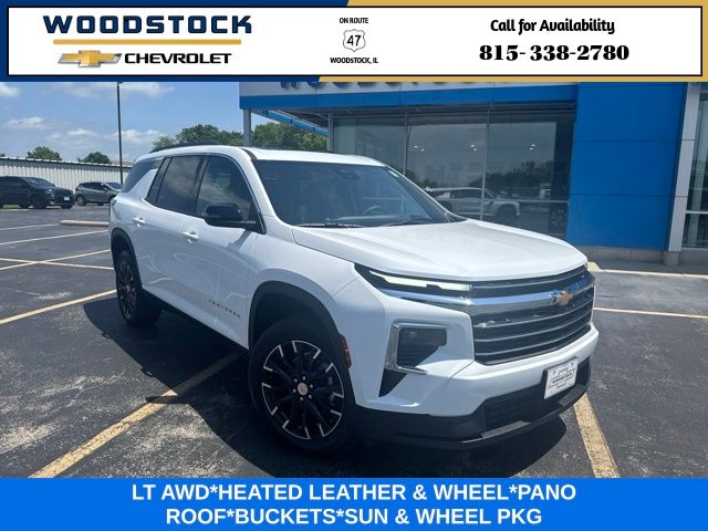 Summit White 2026 Chevrolet Traverse SUV / Crossover Four-Wheel Drive 8-Speed Automatic