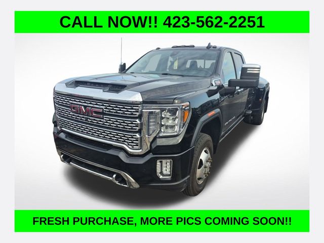 Onyx Black 2023 GMC Sierra 3500HD Denali Crew Cab 4WD Pickup Truck Four-Wheel Drive Automatic