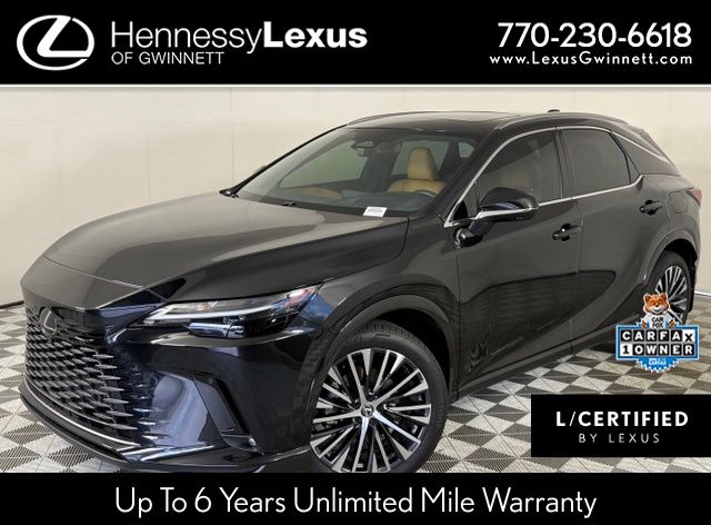 Black (Caviar) 2024 Lexus RX Hybrid SUV / Crossover All-Wheel Drive Continuously Variable Transmission
