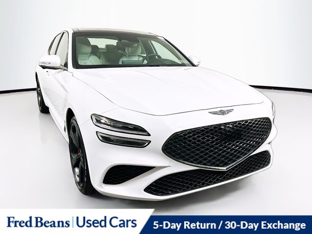 Alta White 2026 Genesis G70 Sedan All-Wheel Drive 8-Speed Automatic