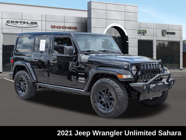 Black Clearcoat 2021 Jeep Wrangler SUV / Crossover Four-Wheel Drive 8-Speed Automatic