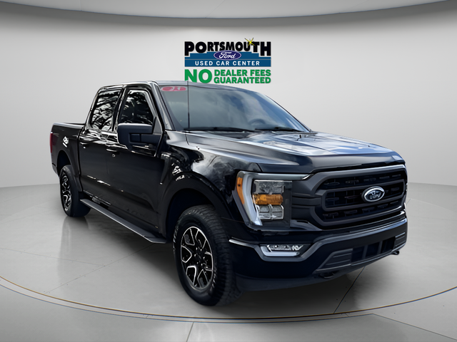 Agate Black Metallic 2023 Ford F-150 XLT SuperCrew 4WD Pickup Truck Four-Wheel Drive Automatic