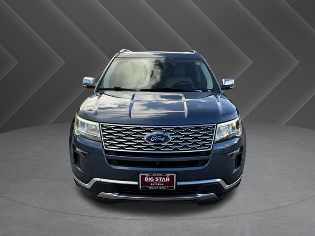 2019 Ford Explorer Platinum Blue at Bayway Chrysler Dodge Jeep Ram