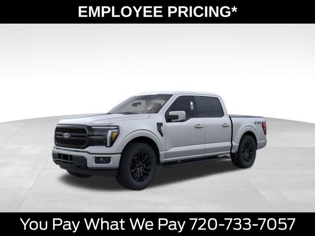 Iconic Silver Metallic 2026 Ford F-150 Lariat SuperCrew 4WD Pickup Truck Four-Wheel Drive Automatic