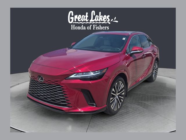 Matador Red Mica 2024 Lexus RX Hybrid 350h Premium AWD SUV / Crossover All-Wheel Drive Continuously Variable Transmission