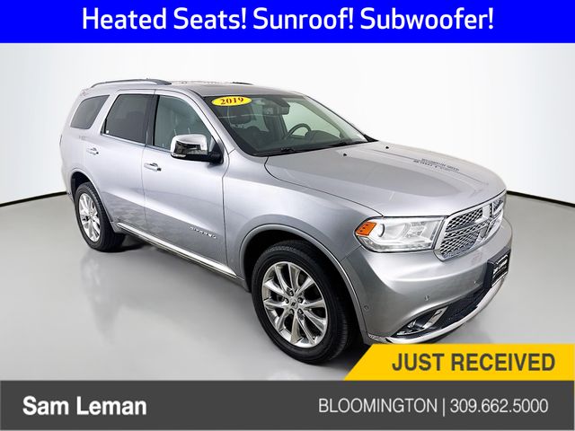 Billet Metallic Clearcoat 2019 Dodge Durango Citadel AWD SUV / Crossover All-Wheel Drive 8-Speed Automatic