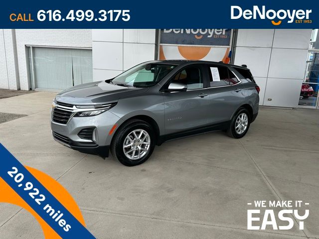 Sterling Gray Metallic 2024 Chevrolet Equinox LT AWD with 1LT SUV / Crossover Four-Wheel Drive 6-Speed Automatic Overdrive