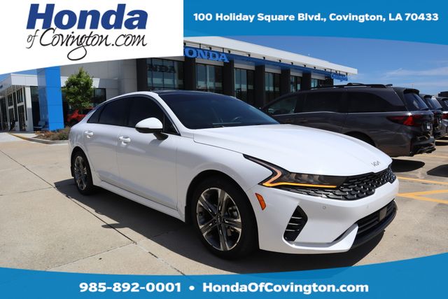 Glacial White Pearl 2024 Kia K5 EX FWD Sedan Front-Wheel Drive 8-Speed Automatic