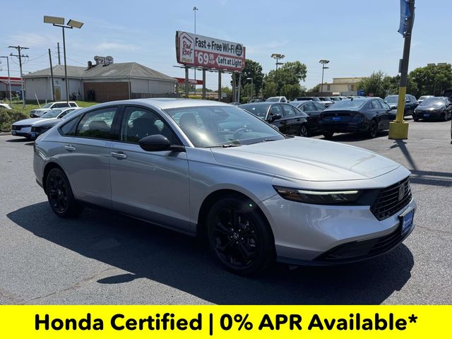 Solar Silver Metallic 2025 Honda Accord SE FWD Sedan Front-Wheel Drive Continuously Variable Transmission
