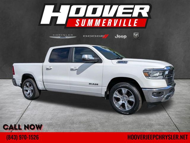 Ivory White Tri-Coat Pearlcoat 2023 RAM 1500 Pickup Truck Four-Wheel Drive 8-Speed Automatic