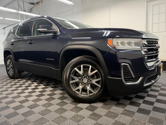 Midnight Blue Metallic 2021 GMC Acadia SUV / Crossover Four-Wheel Drive 9-Speed Automatic