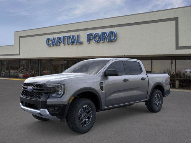 Carbonized Gray Metallic 2026 Ford Ranger XLT SuperCrew 4WD Pickup Truck Four-Wheel Drive Automatic