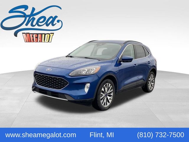 Atlas Blue Metallic 2022 Ford Escape Titanium AWD SUV / Crossover All-Wheel Drive 8-Speed Automatic