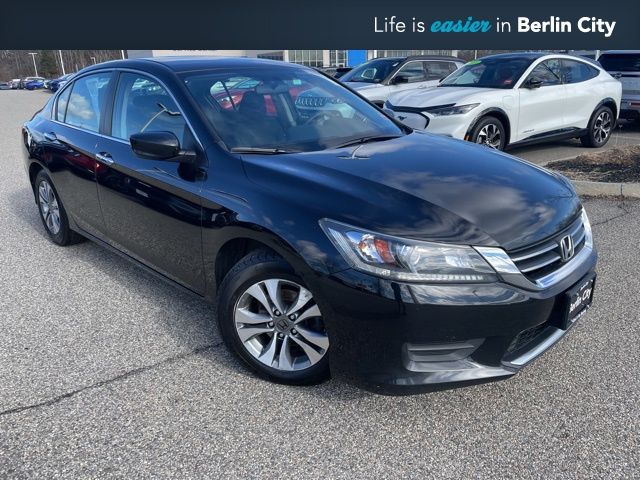 Black 2015 Honda Accord LX Sedan Front-Wheel Drive Continuously Variable Transmission