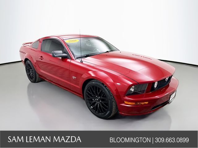 Torch Red Clearcoat 2008 Ford Mustang GT Premium Coupe RWD Coupe Rear-Wheel Drive 5-Speed Automatic