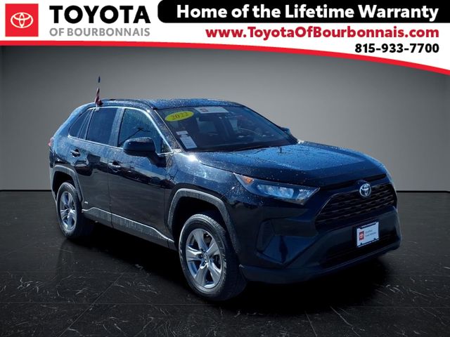 Midnight Black Metallic 2022 Toyota RAV4 Hybrid LE AWD SUV / Crossover All-Wheel Drive Continuously Variable Transmission